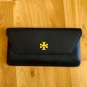 Black Tory Burch Kira Envelope Pouch